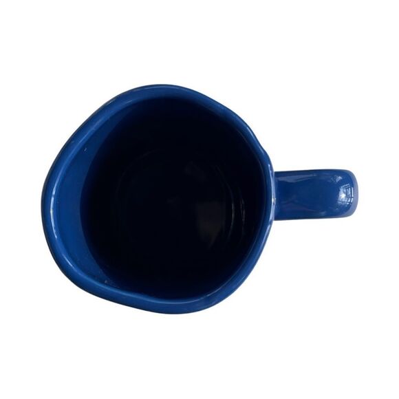 Rae Dunn Hanukkah Inspired Coffee Mug (It’s Lit) Blue Gold NWOT - Picture 4 of 8